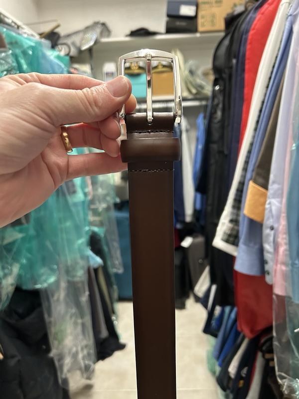 chinese dress ladies Men's Big & Tall Torino 32mm Analine Leather Belt Brown / 60