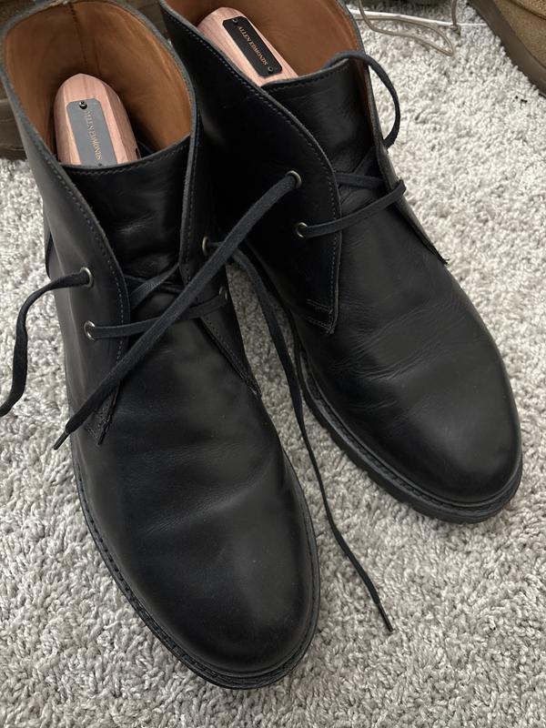 Customer photo for "Black Chukka Boots"