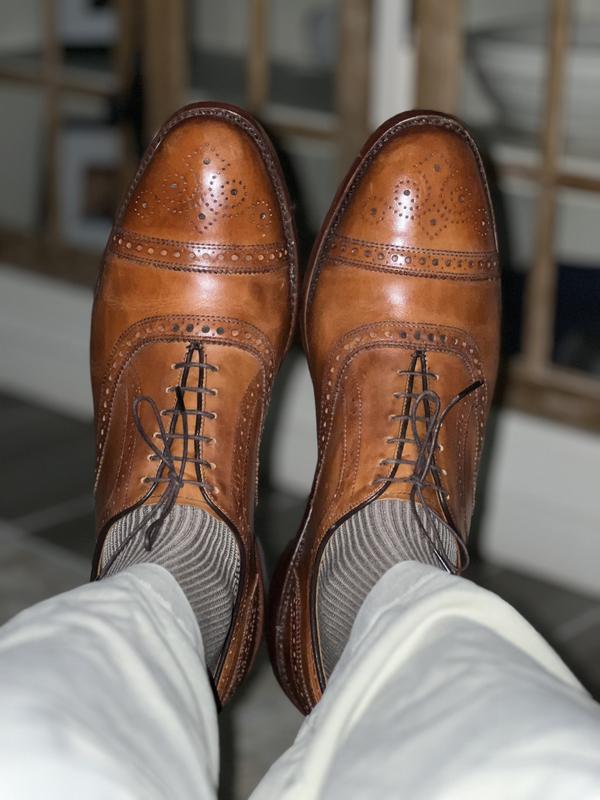 Allen edmonds strand walnut best sale