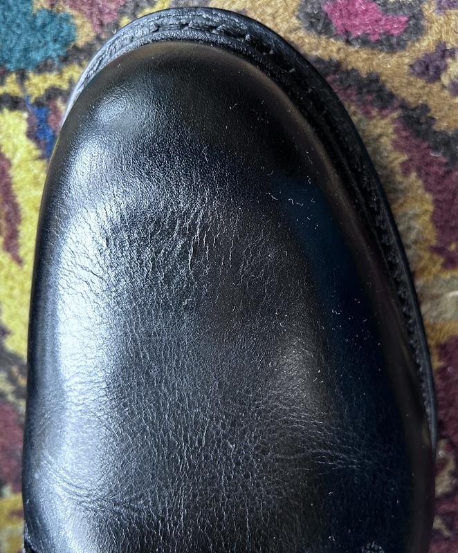 Customer photo for "Leather didn't look good."