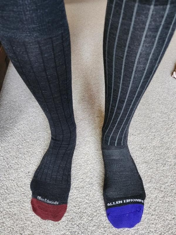 Over-the-calf Merino Cool Dress Socks | Men's Socks | Allen Edmonds