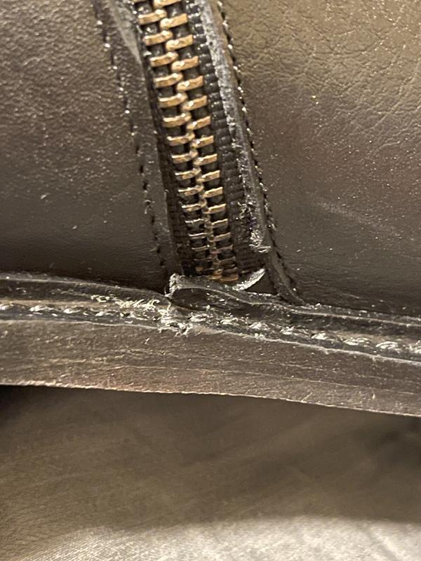 Customer photo for "Good boots but could be better."