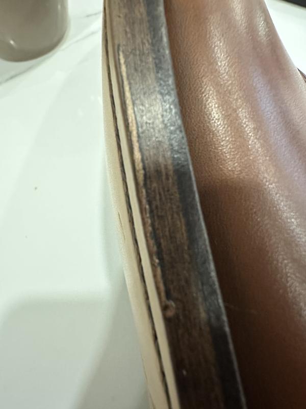 Customer photo for "Sole quality poor"