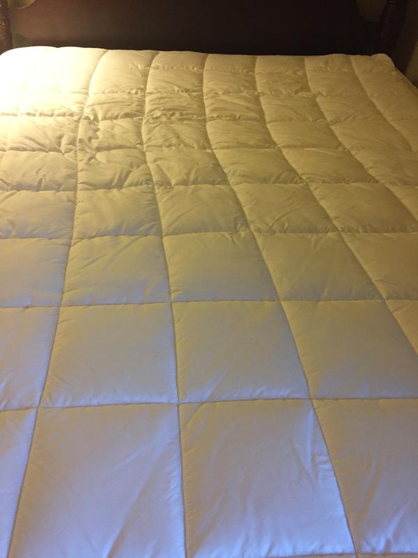 Full view of bed.