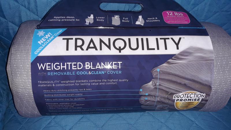 Cool and Clean Removable Cover Weighted Blanket