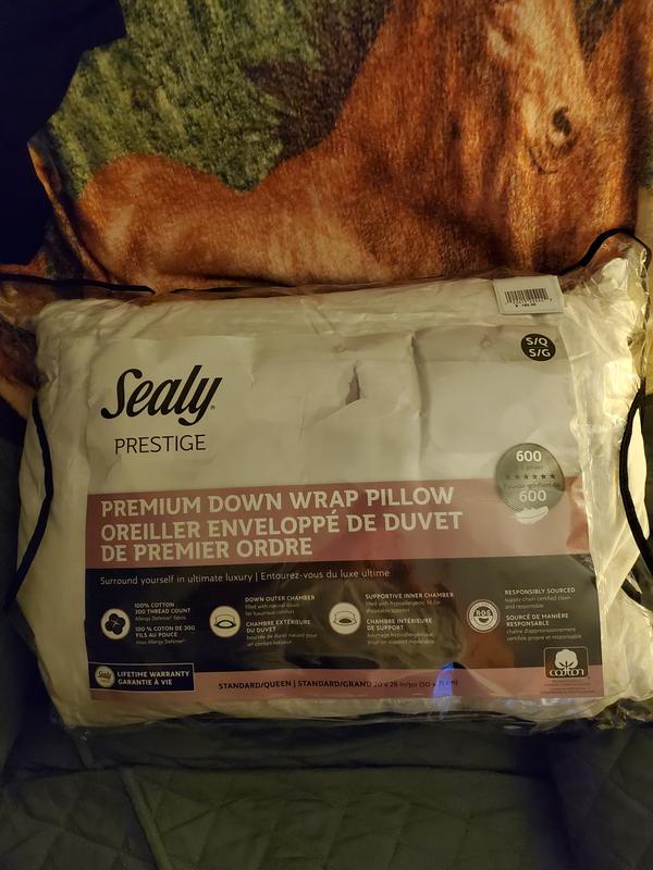 Sealy Premium Down Wrap Pillow