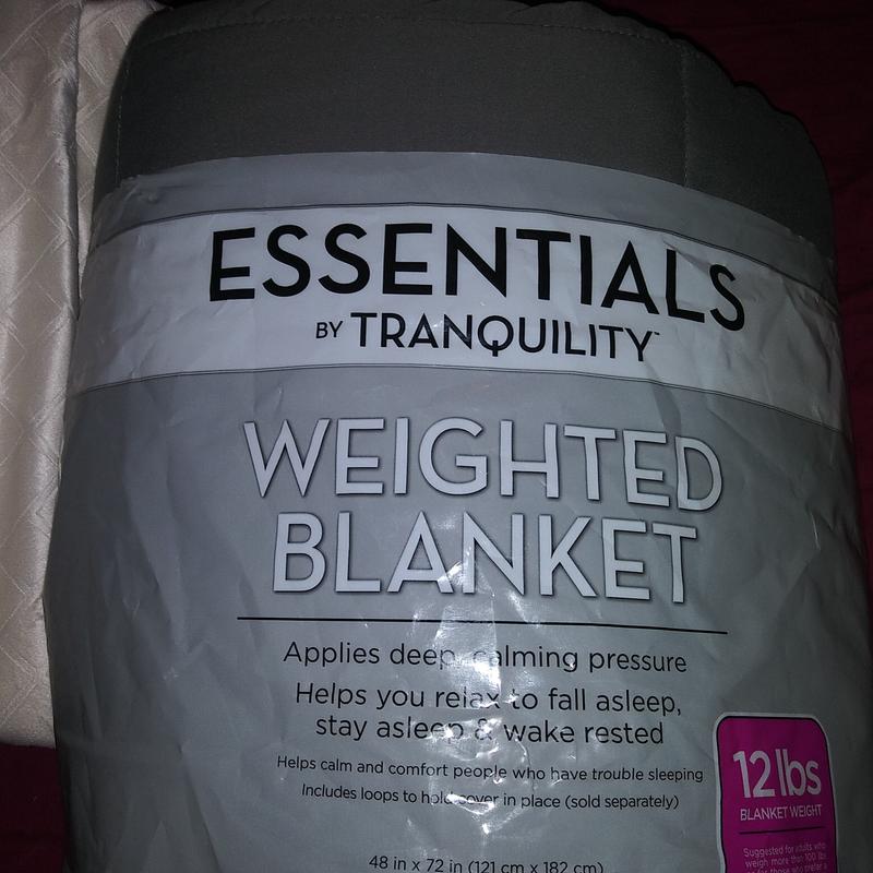 Tranquility  Quilted Plush Weighted Blanket