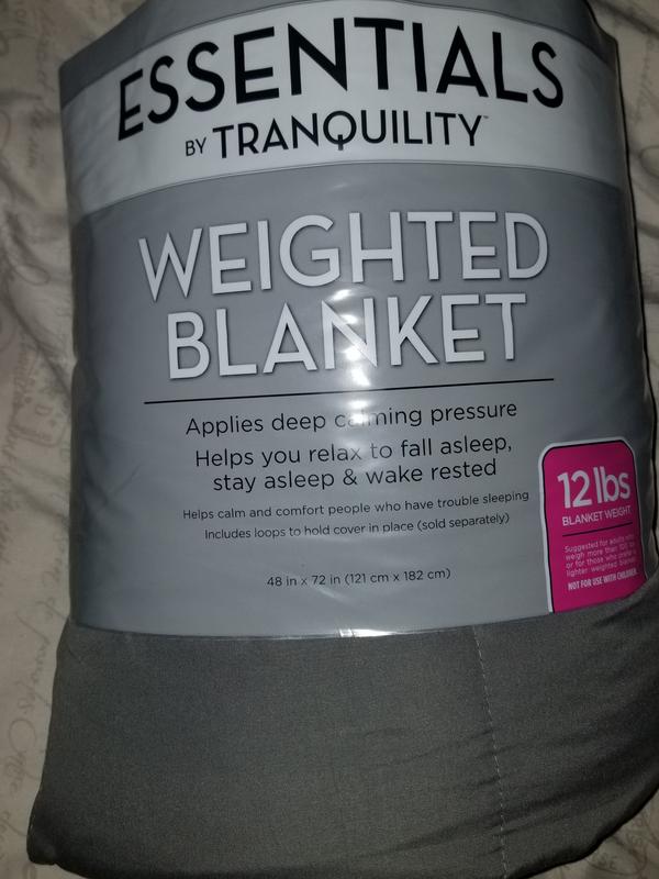 Tranquility Quilted Plush Weighted Blanket