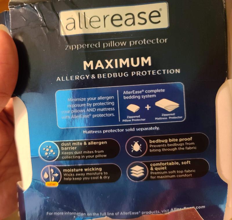 Allerease pillow outlet protector review