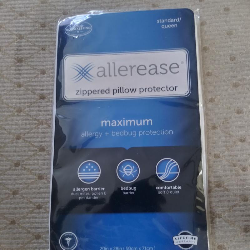 AllerEase T240 Thread-Count Ultimate Standard/Queen Size Pillow Protector