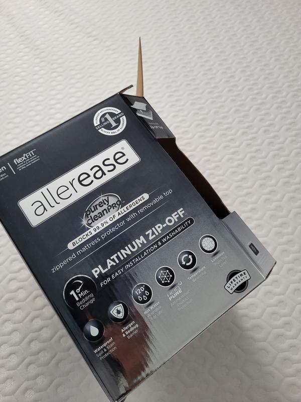 My bed with the new mattress protector