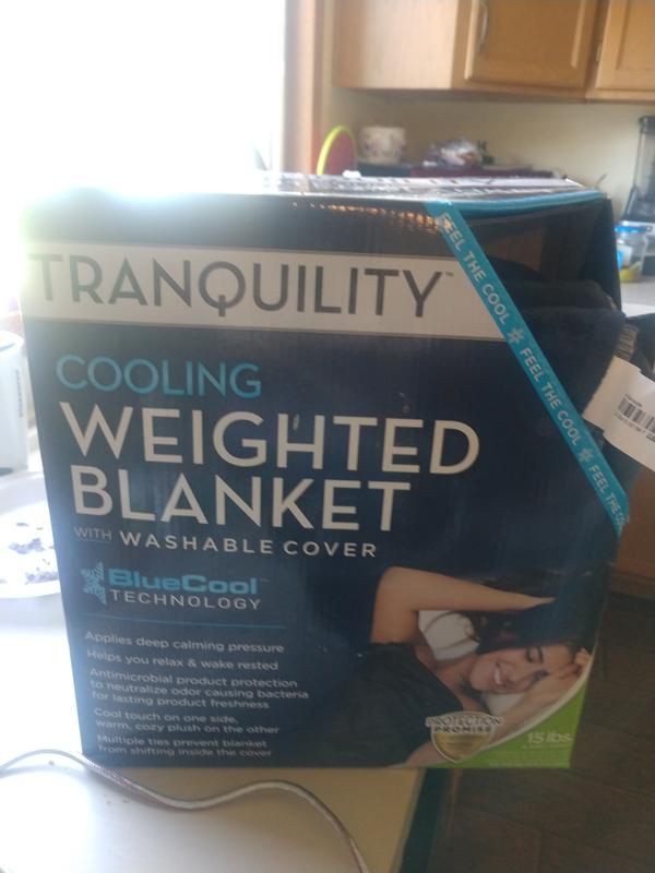 Tranquility  Quilted Plush Weighted Blanket