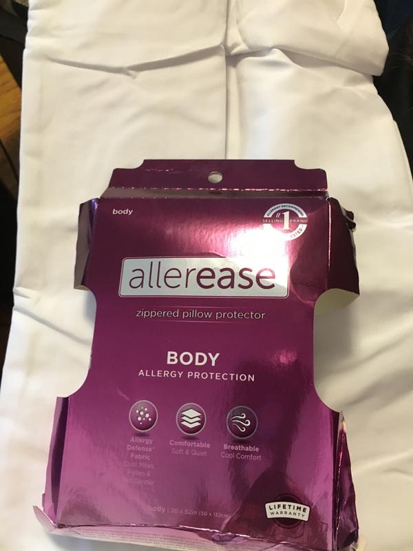 AllerEase Allergy Protection Body Pillow Protector