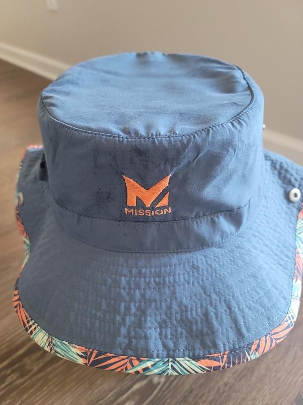 Mission Cooling Bucket Hat- UPF 50, 3” Wide Brim - One Size