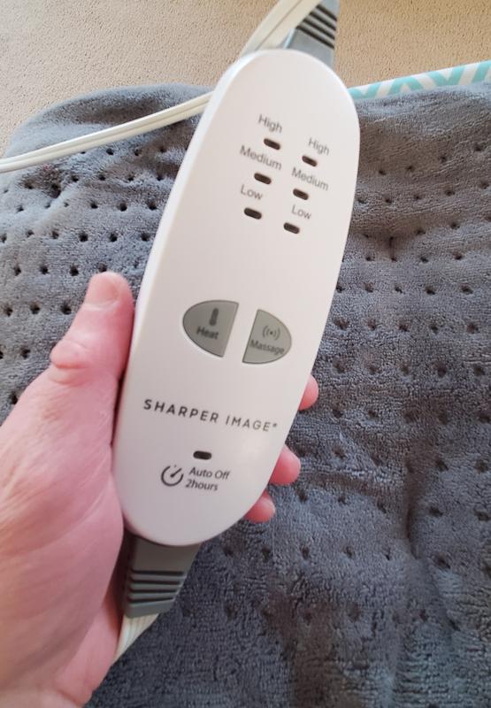 Sharper Image Massaging Weighted Heating Pad