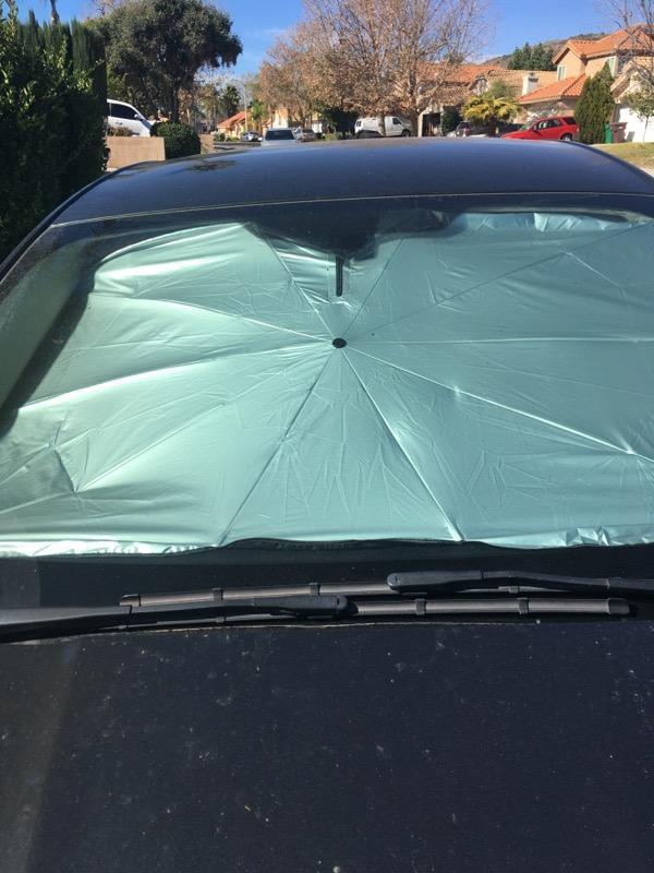 BrellaShade Windshield Sunshade - Keeps Car Cool, Protects