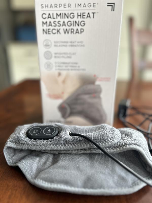 Calming Heat Massaging Neck Wrap Grey CWT18004 - Best Buy