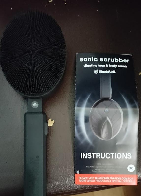 brush with handle attached