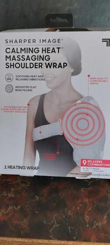 Wahl Neck & Back Massager with Heat, Soft Fabric, 4 Pre Programmed Massage  Settings 