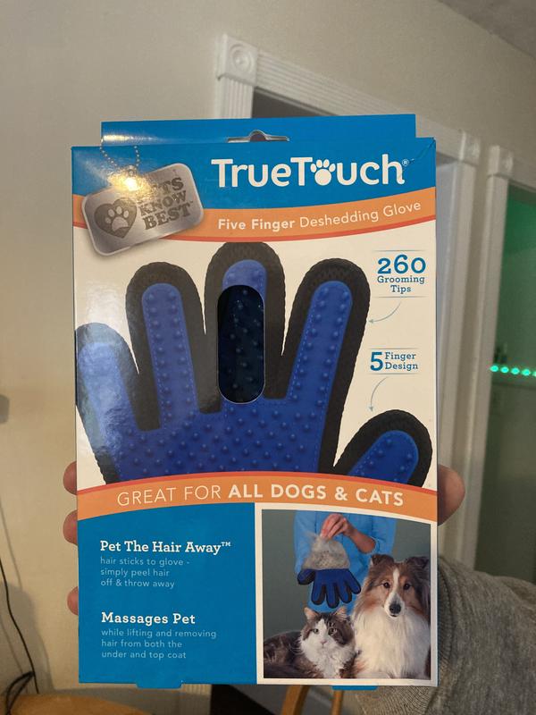 True Touch Silicone Pet Grooming Glove