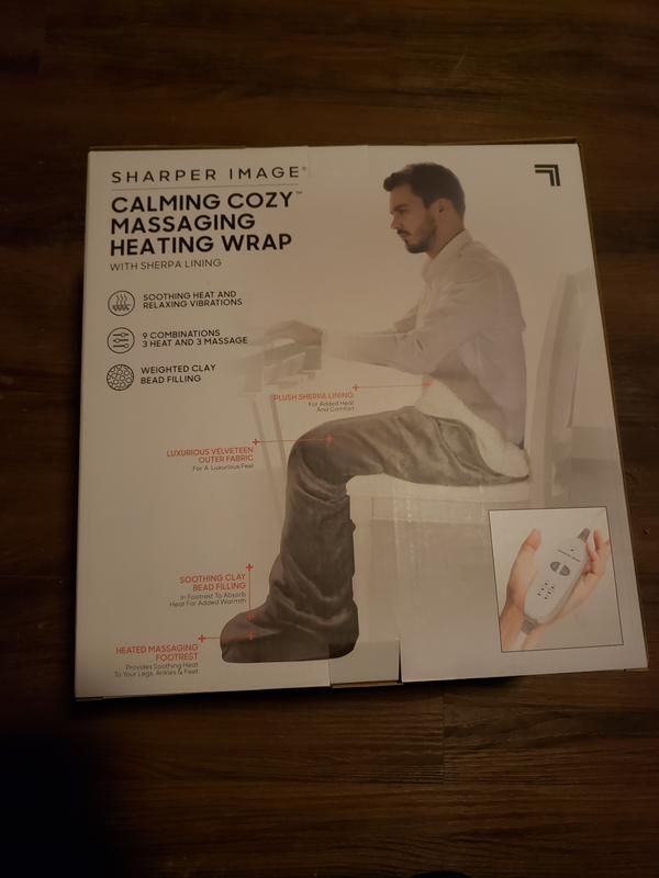 Sharper Image buy Cozy Massaging Heat Wrap with Sherpa Lining