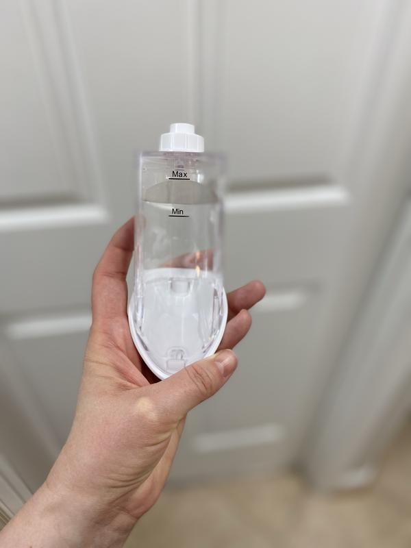 Removable water tank and easy to read fill lines