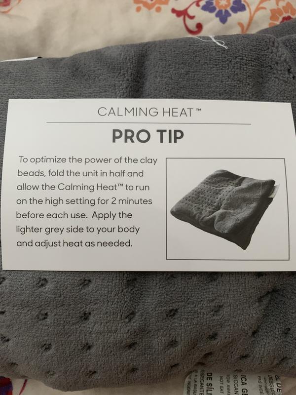 Calming Heat™ 12-Setting Weighted Heating Pad | Bed Bath & Beyond