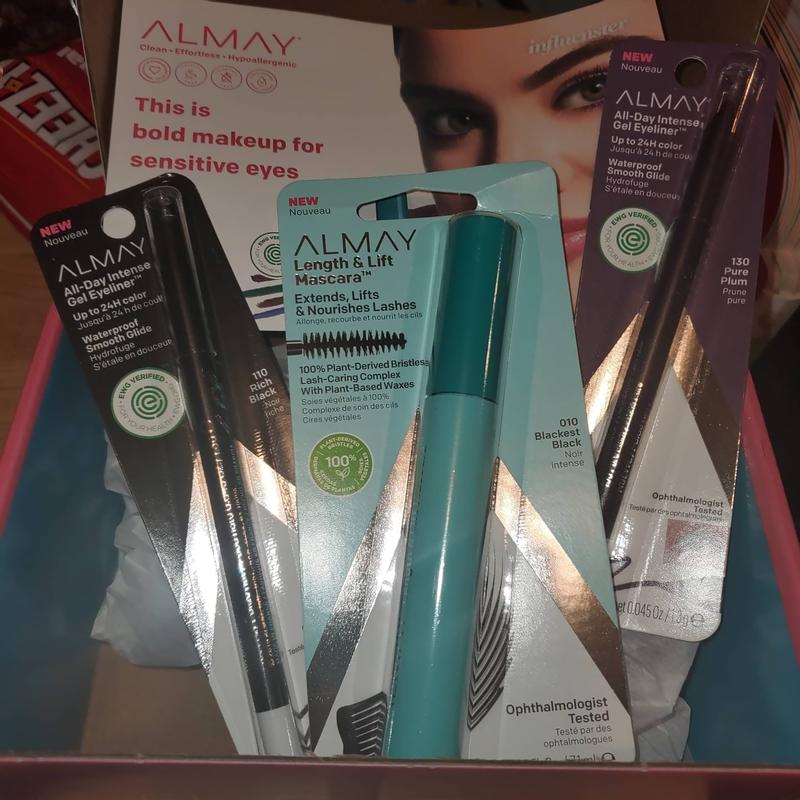 Almay All-Day Intense Gel Eyeliner, Longlasting, Waterproof, Fade