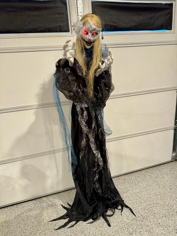 Haunted Hill Farm 6-ft Freestanding Motion Activated Moaning Lighted ...