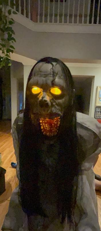 Haunted Hill Farm 6-ft Freestanding Motion Activated Laughing Lighted ...