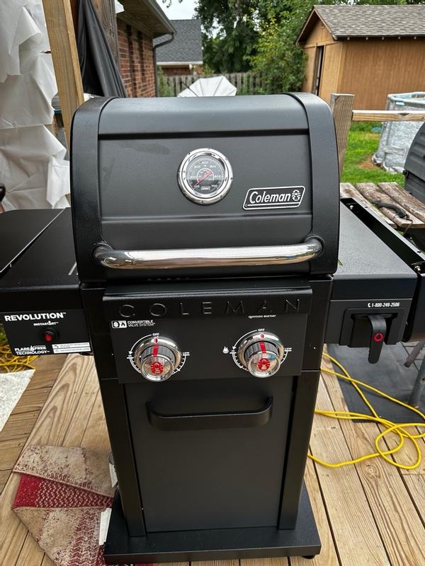 Coleman Black 2 Burner Liquid Propane and Natural Gas Grill in the Gas Grills department at Lowes