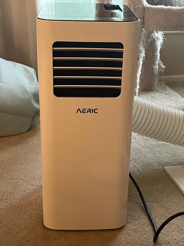 Aeric 5,500-BTU SACC (115-Volt) White Vented Portable Air Conditioner ...