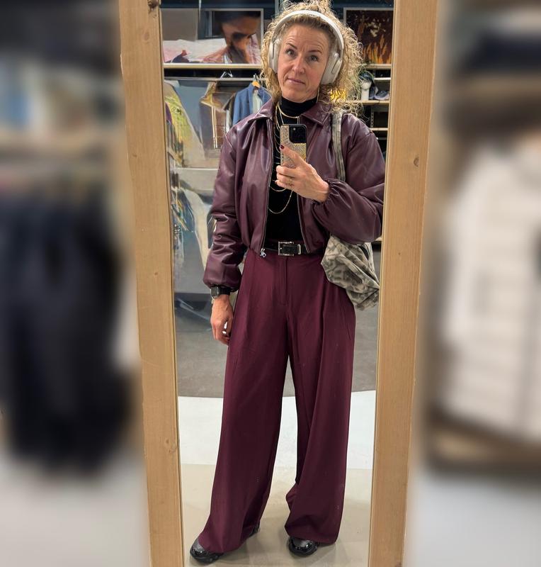 High-Waist Dreamscape Trouser (Long) - Black