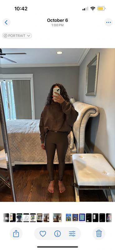 Airlift High-Waist Suit Up Legging - Bluestone/White