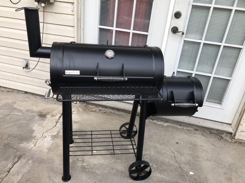 MF Studio Charcoal Grill with Offset Smoker 941 sq.in. Extra Large