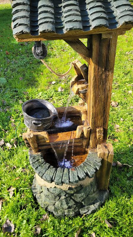 Alpine Corporation 50-in H Resin Water Tiered Outdoor Fountain