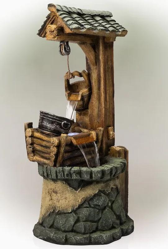 Alpine Corporation 50-in H Resin Water Tiered Outdoor Fountain