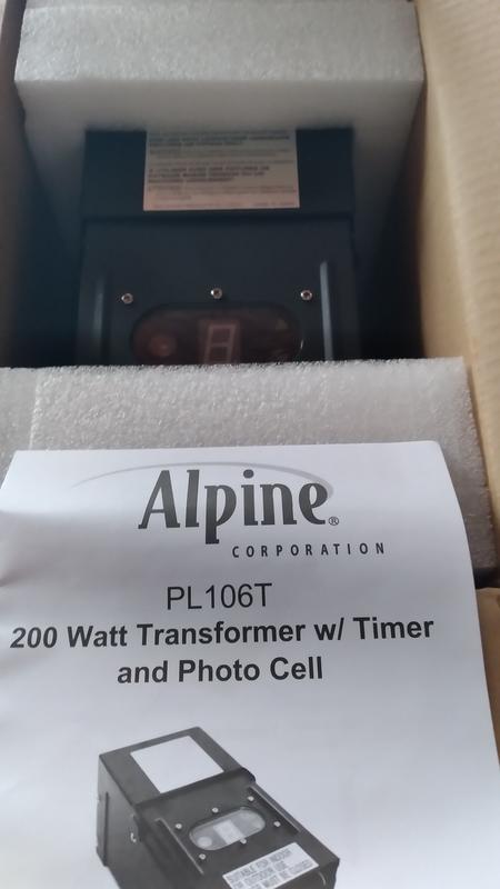 Alpine 100 Watt Transformer with Photo Cell and Timer