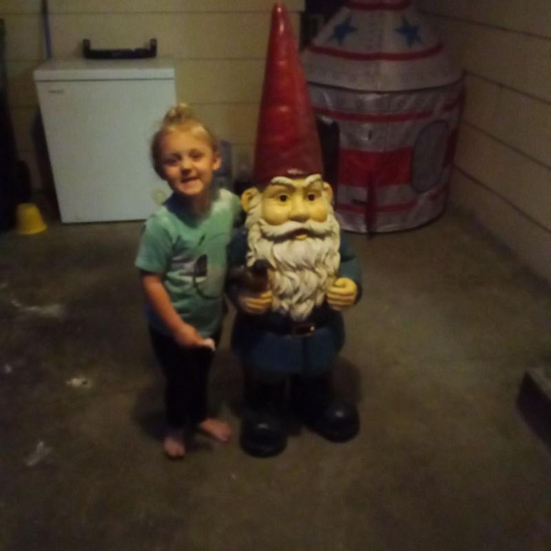 Alpine Corporation, Gnome with Bird Statuary 48ft.', Model