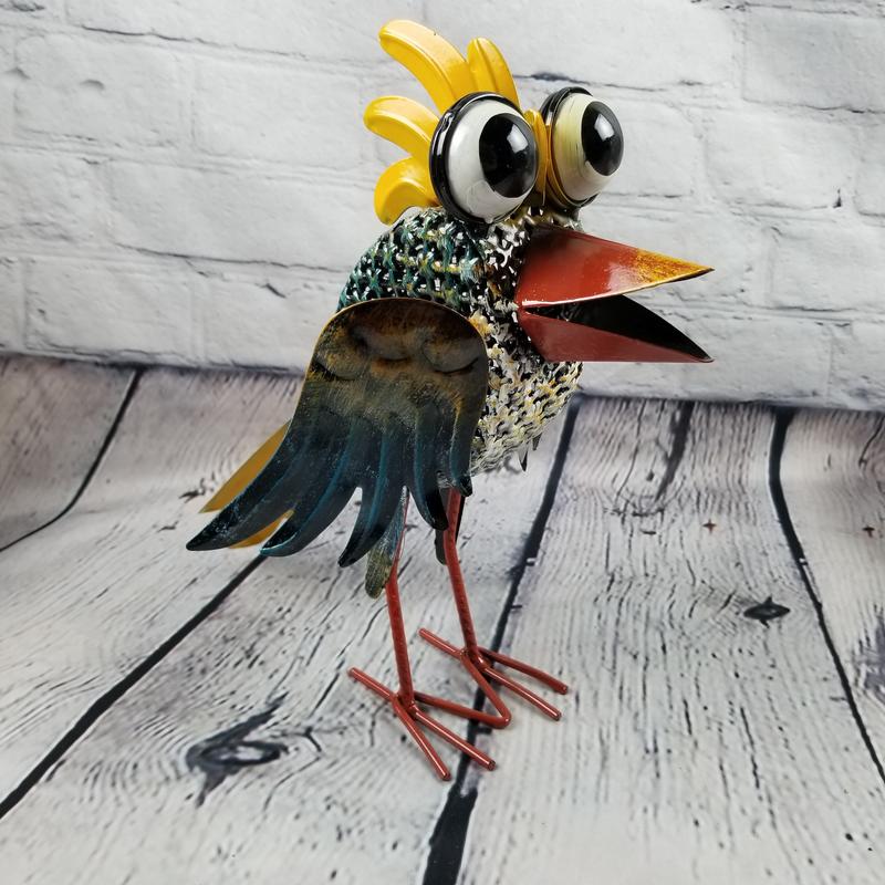 Alpine Corporation 11-in H x 4-in W Multiple Colors/Finishes Birds