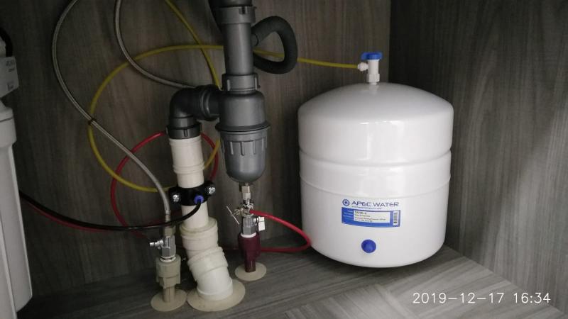 Drinking Water Holding Tank Connection