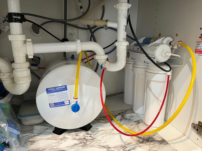 Apec Water WQACertified 90 GPD RO Water Filtration System Customer