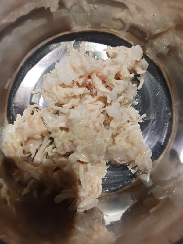Chicken and rice in broth