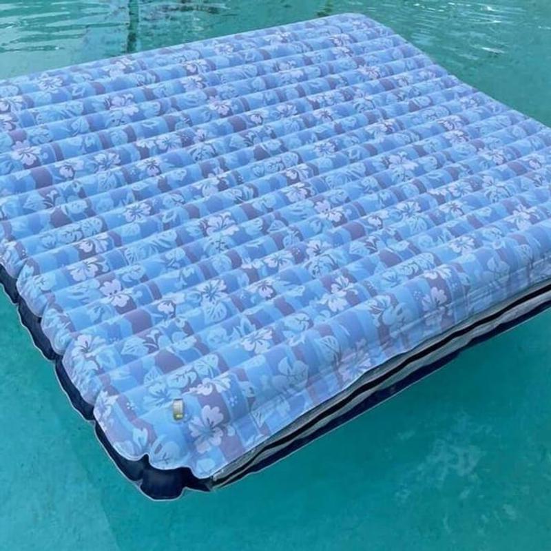 Aqua Leisure 131-in x 67.5-in 4 -Seat Navy blue Inflatable raft in the ...
