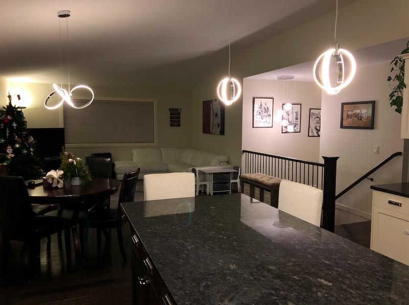 Artika Swirl Integrated Led Pendant