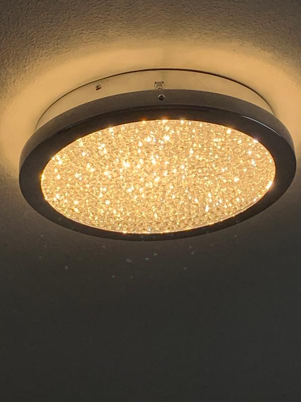 Artika glitter led ceiling light deals fixture