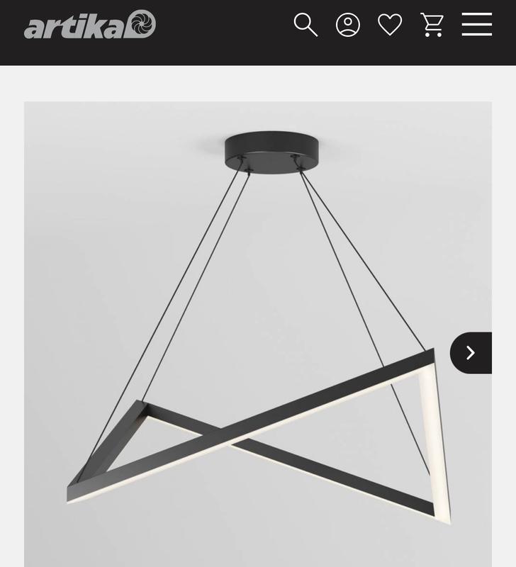 Artemis LED Pendant Light 3CCT Matte Black in Matte Black | Artika