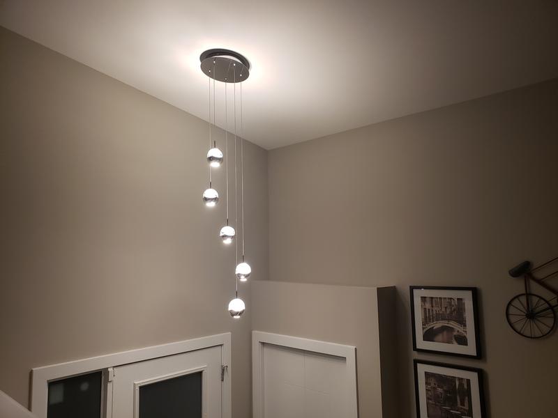 Oracle 5-light integrated LED Pendant | Artika