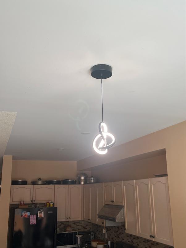 Zephyr modern LED pendant light 3 CCT black | Artika