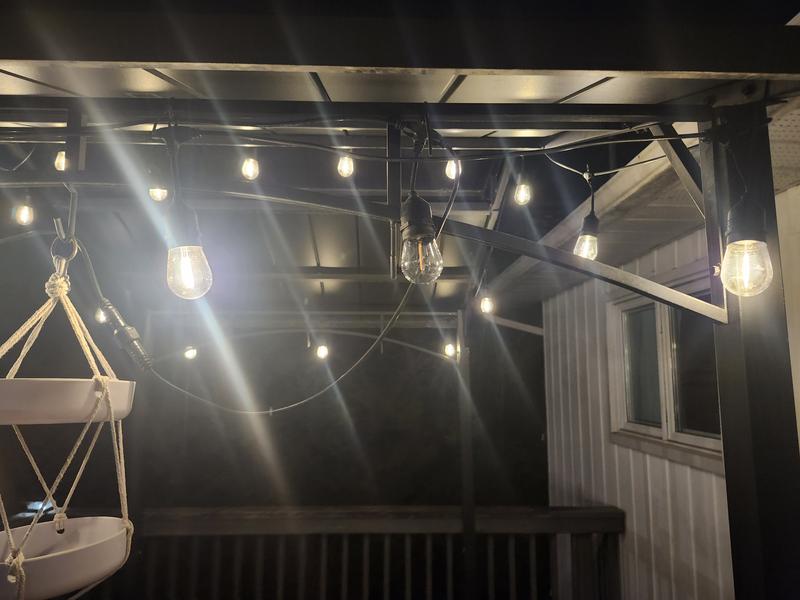 Solar Blaze 20 LED Solar String Lights in Black | Artika Canada